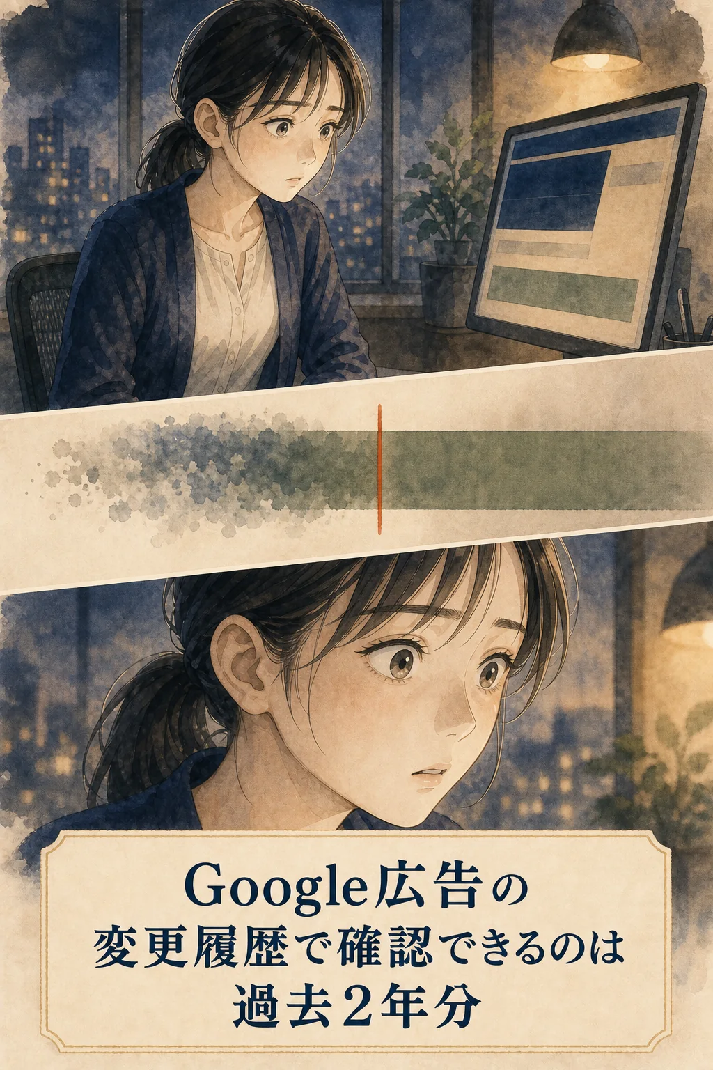 Google広告の変更履歴で確認できるのは過去2年分